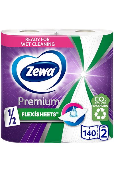 Zewa Set of 2 Paper Towel Rolls