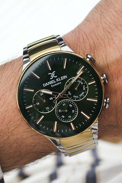 Daniel Klein Dk277005 Men's Wrist Watch with Steel Cord
