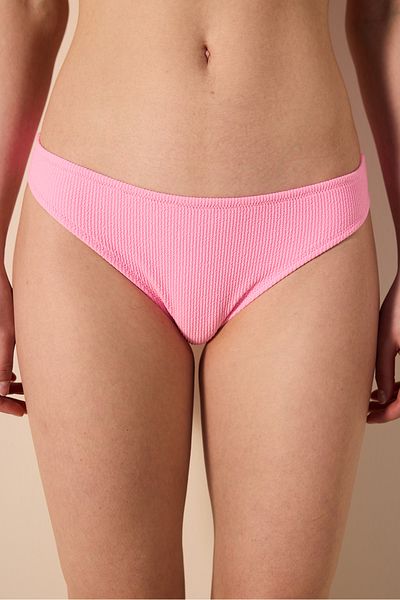 Penti Ruth Slip Strukturierte Bikinihose in Hellrosa