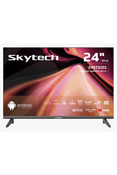 Skytech 24ST3101 24'' 60 Ekran Hd Ready Android LED Tv (12 WOLT)