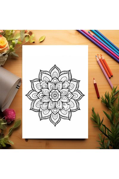 Legendary Gifts Anti-stress Coloring Book, 50 Illustrations, Mandala - Volume Iii, 106 Pages, Format: A5