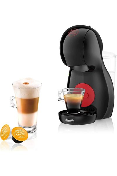 DELONGHİ NESCAFÉ Dolce Gusto Piccolo XS Pod Coffee Maker by De’Longhi - Black/Red, Aluminum
