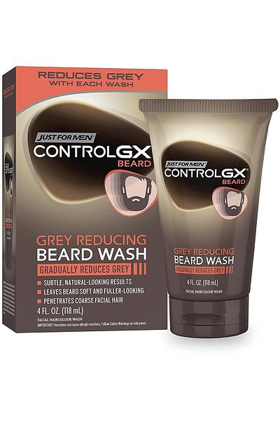 Just For Men Controlgx Gray Beard Darkening Shampoo 118ml