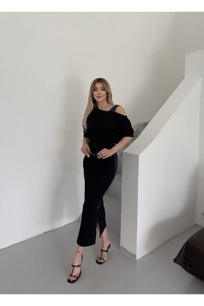 QİMYA BUTİK BUKETLI Ženska S Sa prugastim detaljima Jednostruka O Otkrivena r...