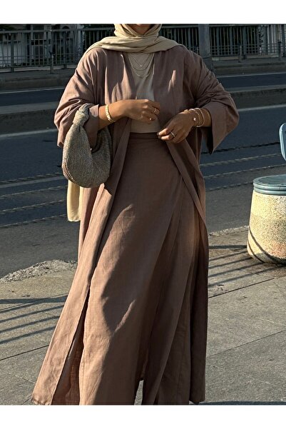 Motto Collection Sütlü Kahve Pantolon Etek