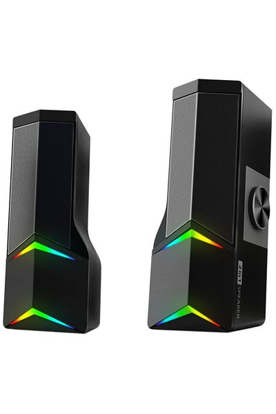 Gogen Pc Speakers 2in1 Psu103, 2 X 3 W, Bluetooth, Rgb Lighting, Usb, Black