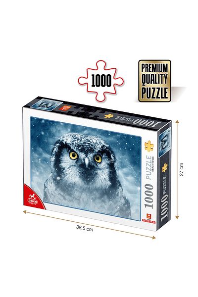 D-Toys Puzzle 1000 pieces - Animal Puzzle - Own in Winter