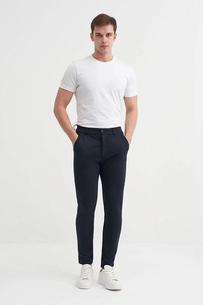 Cazador Ανδρικό παντελόνι Jogge Navy Blue 7
