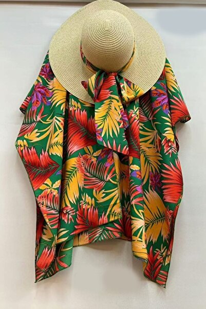 FashionForYou Σετ παραλίας SAMY, κιμονό και καπέλο με αξεσουάρ και κασκόλ, HA...