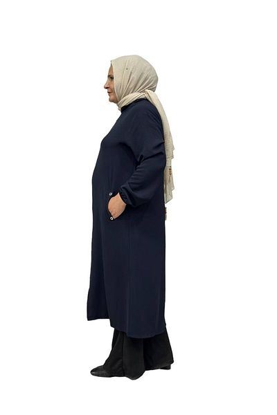 Sevda Kılınç Plus Size Long Ayrobin Wear Out