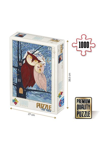 D-Toys Kürti Andrea 1000 pieces Adult Puzzle - Owl Tales / Owls