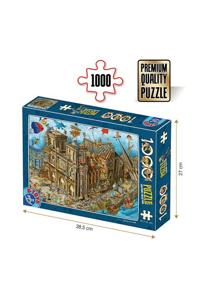 D-Toys Puzzle Notre Dame - Puzzle adulți 1000 piese - Cartoon Collection