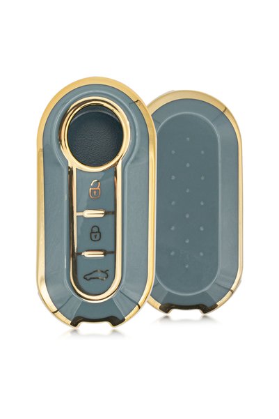 Rem Anahtar Oto Elektronik Anahtar Doblo Fiorino Punto Ducato 3 Button Switch Case Nano Switch - Blue