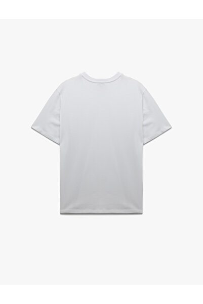 Koton Short Sleeve Crew Neck Regular Fit Cotton Ataturk Printed T-Shirt