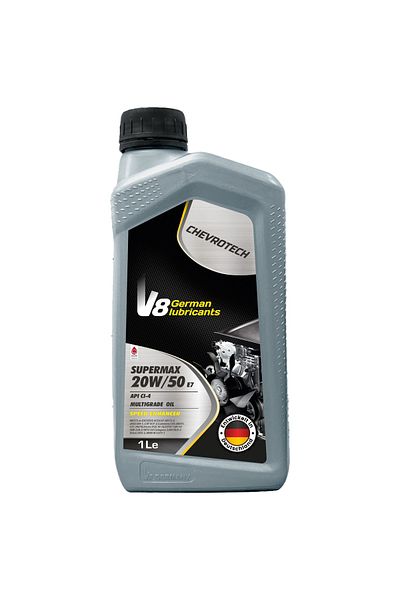 SAMER V8 German Lubricants 20w-50 E7 Supermax Diesel Engine Oil 1l – Api Ci-4, Speed Enhancer