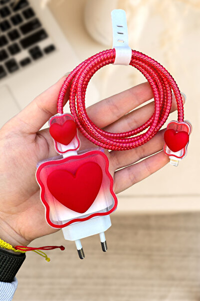 WANNACASE Iphone 20W Uyumlu Şarj Kablosu Başlığı Adaptörü Koruma Kablo Koruyu...