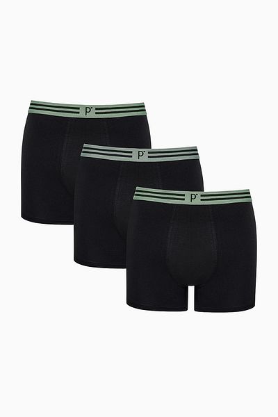 Penti Schwarze 3-teilige mehrfarbige Boxershorts für Herren