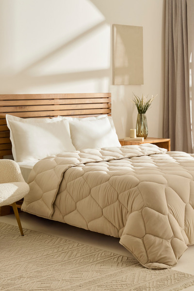 Kaşmir Home Mia Aloevera Double Quilt Beige