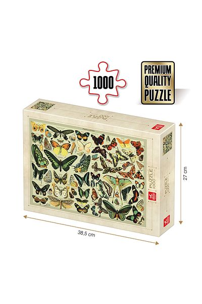 D-Toys Encyclopedia Puzzle - Butterflies - 1000 pieces