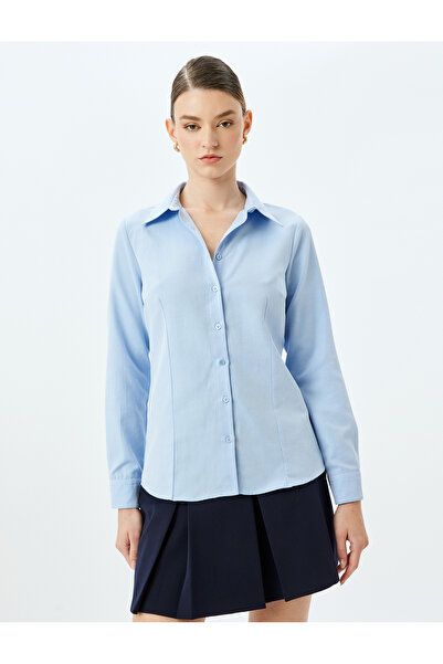 Koton Regular Fit Uzun Kollu Basic Gömlek