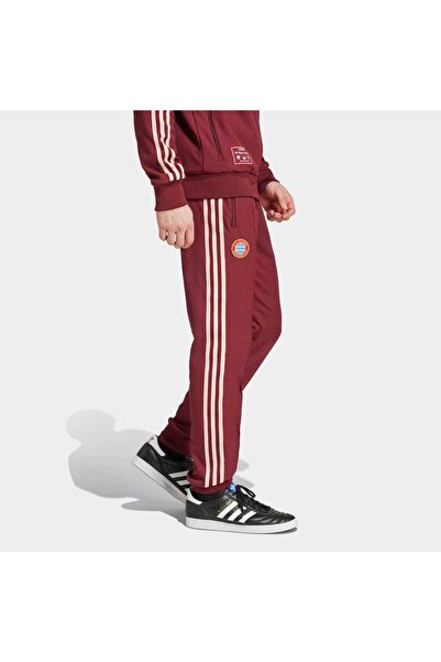 adidas FC Bayern Terrace Icons Erkek Bordo Eşofman Altı (JF0588)