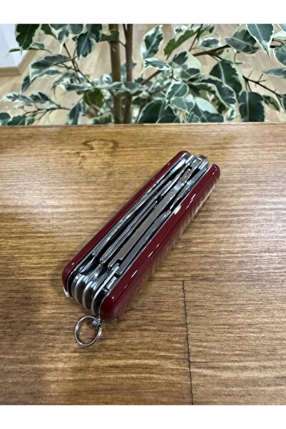 Genel Markalar 12 Fonksiyonlu Orijinal İsviçre Çakısı Paslanmaz Çelik Kamp Ou...