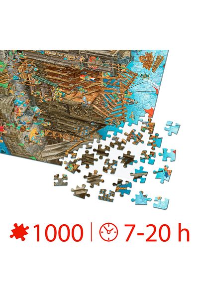 D-Toys Puzzle Notre Dame - Puzzle adulți 1000 piese - Cartoon Collection