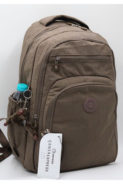 ÇantaExpress Exp-1800 Mink Αδιάβροχη Σχολική Τσάντα Unisex Σχολικό Σακίδιο πλάτης