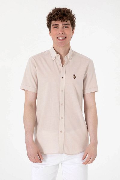 U.S. Polo Assn. U.S. Polo Assn. Elfygl025Y Камък Мъжка Риза 2083854