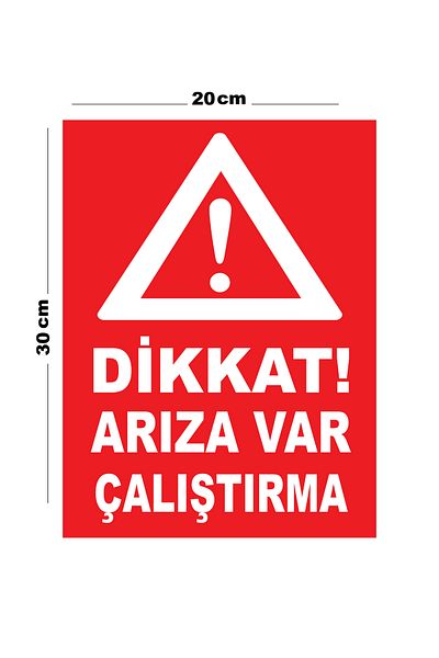 Lucena Metal Caution Hazard Present Operate 20cm X 30cm A4 Size Warning Sign Directional Sign