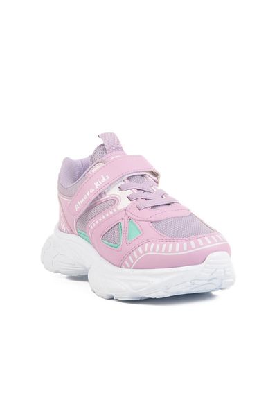 WALKWAY Lilac-Water Green Children's Sports Shoes Almera 1500 F