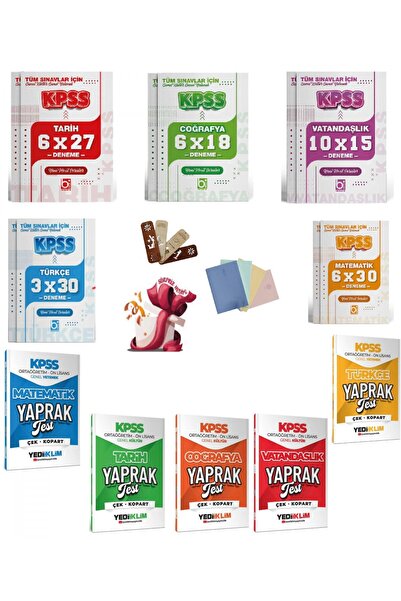 Yediiklim Yayınları Yediiklim 2026 KPSS Lise Ortaöğretim Ön Lisans Genel Kült...