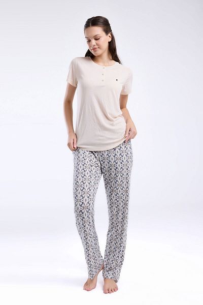 Pierre Cardin 8961 Set pijamale cu mânecă scurtă pentru femei