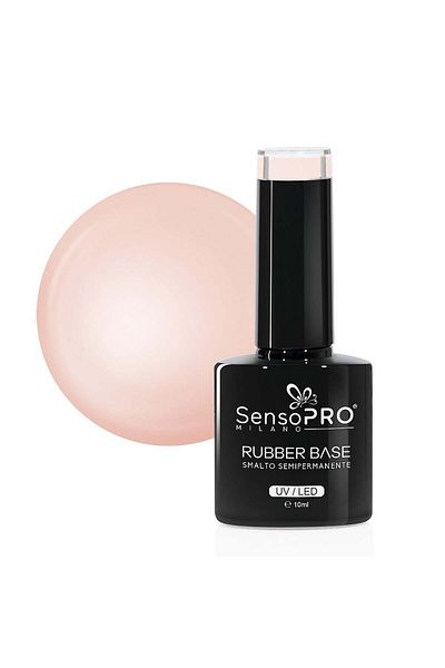 SensoPRO Milano Gel de bază cu cauciuc SensoPRO Milano 10ml, #02 Fard de obraz pal