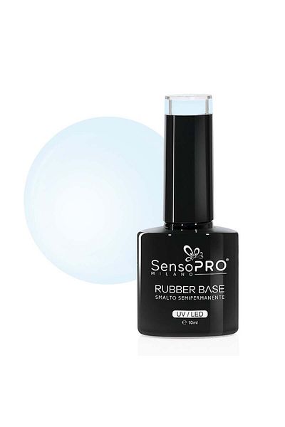 SensoPRO Milano Gel de bază de cauciuc 10ml, #57 Albastru lăptos
