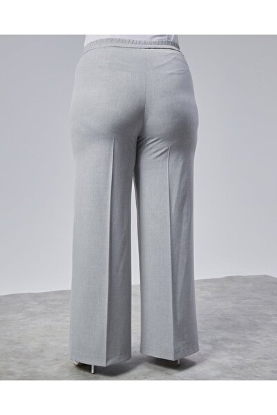 stiledavet online store Poly Viscose Full Lycra Elastic Waist Oversize Trousers