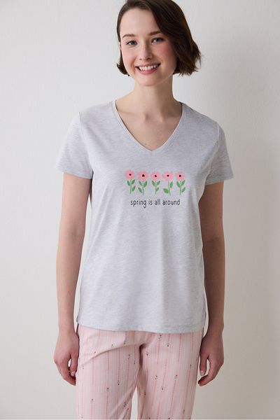 Penti Frühlingszeit Capri Mehrfarbiges Pyjama-Set