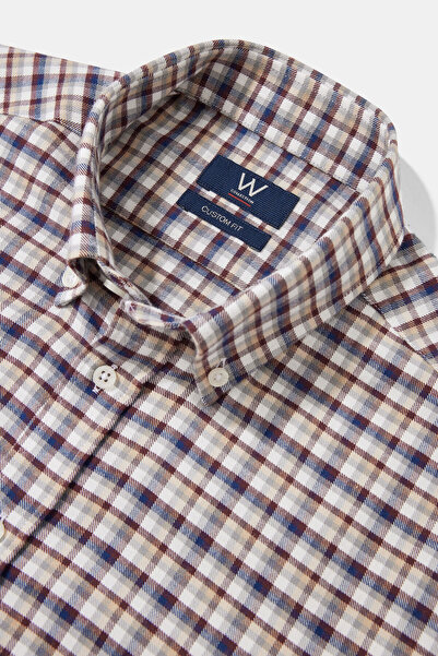 W Collection BORDO UZUN KOLLU GÖMLEK