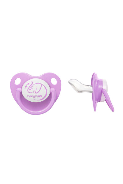 Hanymish Tiny Heart Shaped Pacifier No:3 Purple