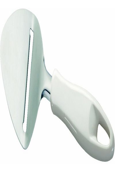 TESCOMA Cheese Slicer Presto – Stainless Steel Blade, White Handle, 24 x 7.4 x 2.7 cm