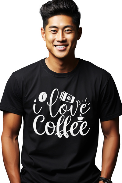 StoryGift Romania Tricou bărbătesc pentru cei care iubesc foarte mult cafeaua...