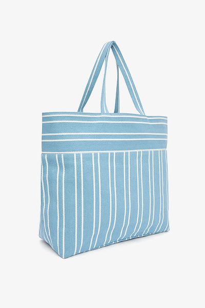 Penti Große gestreifte blaue Tasche