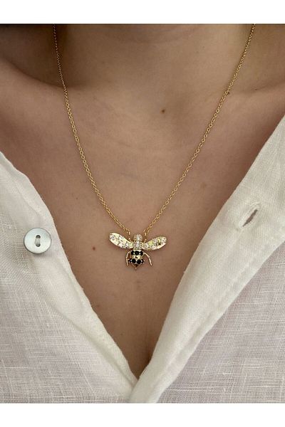 CHARMLUCKY Bee Necklace