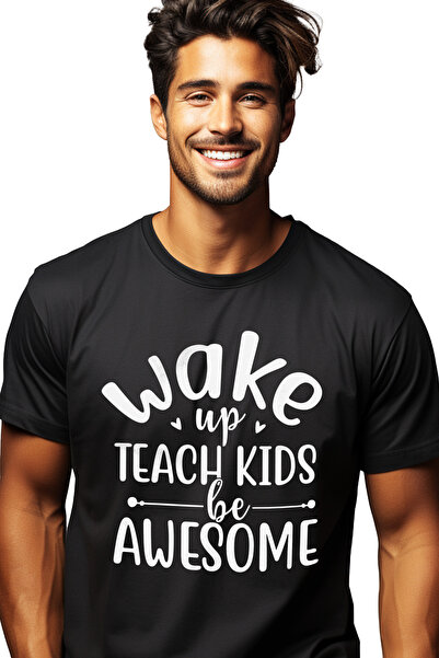 StoryGift Romania Tricou bărbătesc cu inimioare pentru niște profesori buni ș...