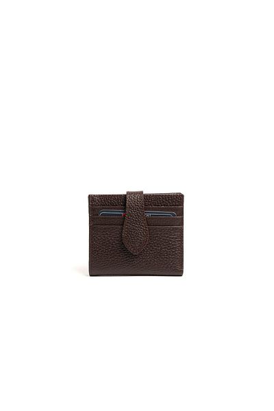 Silver Polo Silver & Polo Brown Sp1190 Unisex Wallet & Card Holder