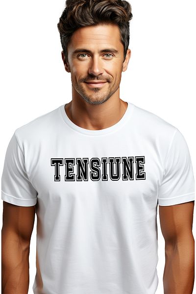 StoryGift Romania Tricou bărbătesc cu mesaj motivațional, text inspirațional, îngrijire personală, imprimare pe stg