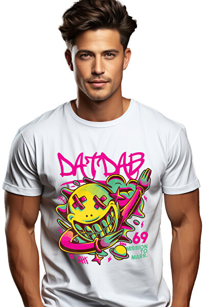 StoryGift Romania Tricou bărbătesc cu emoji cu față zâmbitoare, dinți de aur,...