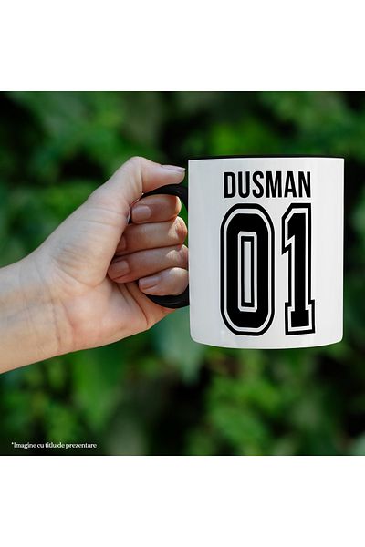 StoryGift Romania Mug With Text Enemy, and Number 01, Best, Appreciation, Personalized, 330m, With,STG