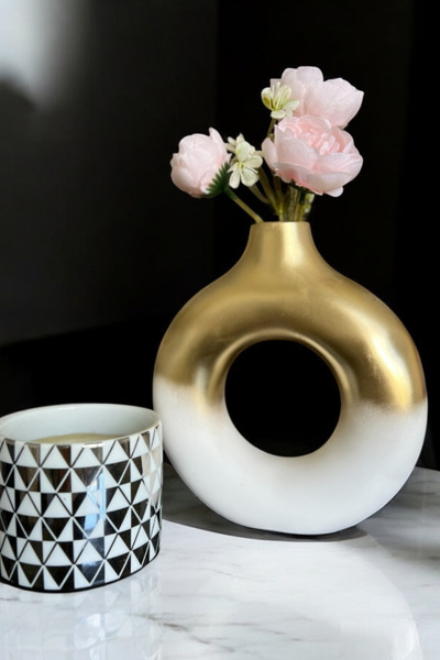 ardesta Διακοσμητικό χειροποίητο βάζο |   Σκανδιναβικό στυλ |   Πούδρα πέτρας...