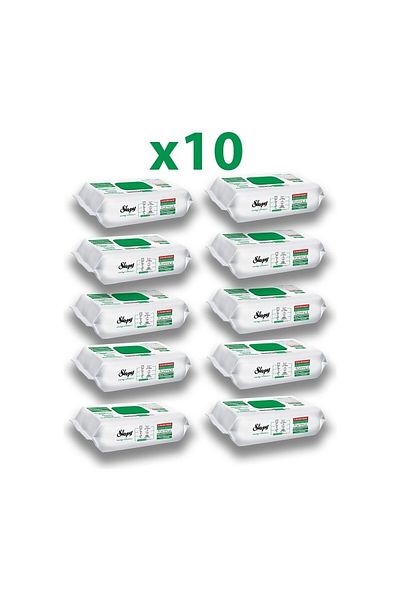 Sleepy Sleepy Easy Clean White Soap Added Surface Cleaning Towel 100 Pcs - 10 Pieces